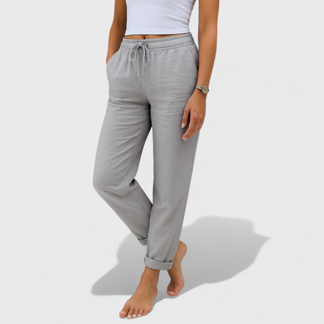 Klára - linased Stretch Püksid