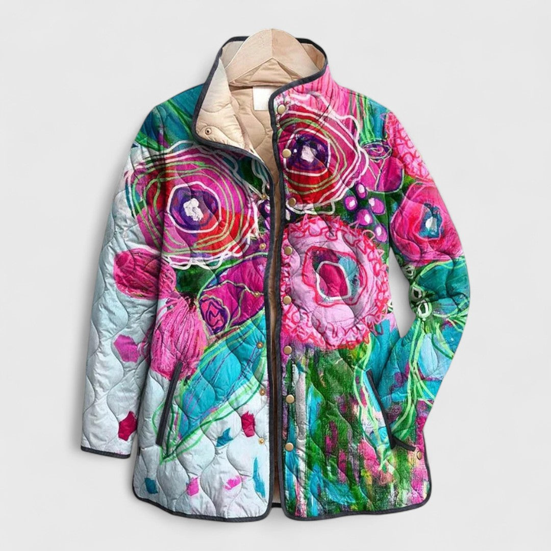 Antonina – Lillemustriga pikéjope Vintage