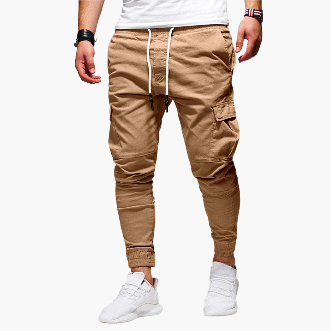 Tomáš – Meeste Cargo Joggingsid – Moodne Streetwear Vabaaja Püksid Taskutega ja Elastse Vööga, Väljas ja Igapäevaseks Kasutamiseks