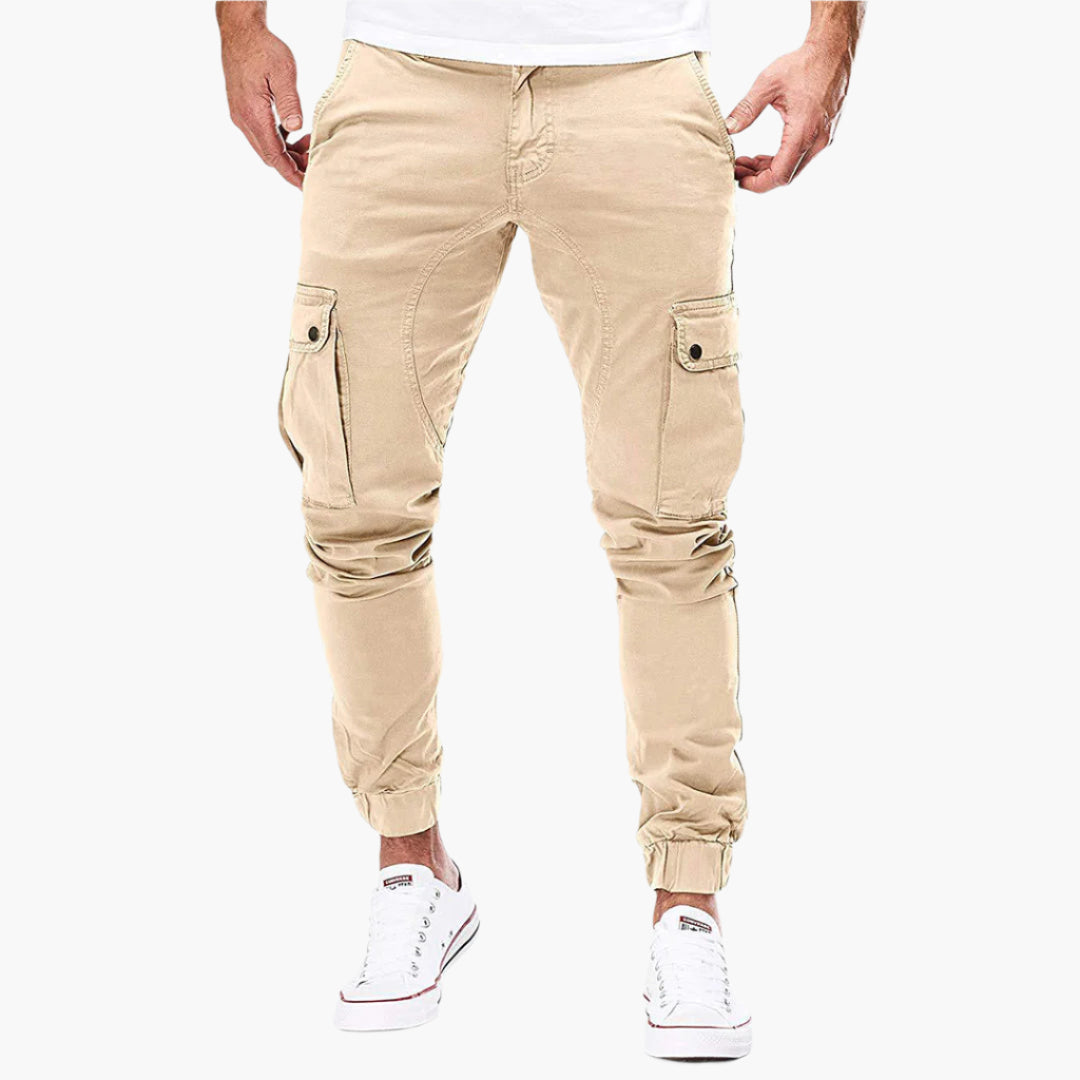 Tomáš – Meeste Cargo Joggingsid – Moodne Streetwear Vabaaja Püksid Taskutega ja Elastse Vööga, Väljas ja Igapäevaseks Kasutamiseks