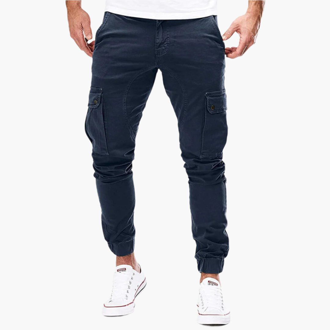 Tomáš – Meeste Cargo Joggingsid – Moodne Streetwear Vabaaja Püksid Taskutega ja Elastse Vööga, Väljas ja Igapäevaseks Kasutamiseks