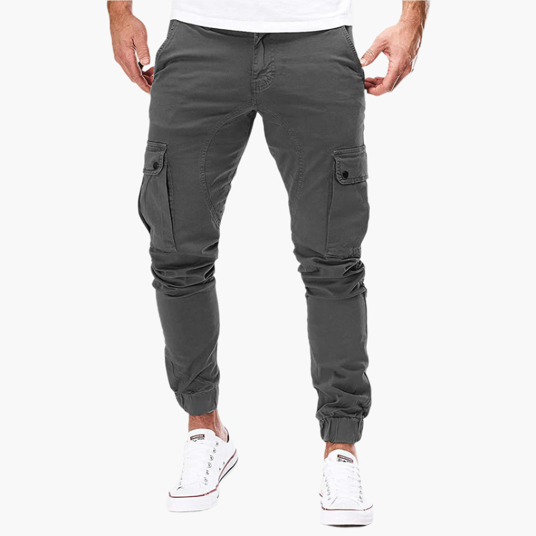 Tomáš – Meeste Cargo Joggingsid – Moodne Streetwear Vabaaja Püksid Taskutega ja Elastse Vööga, Väljas ja Igapäevaseks Kasutamiseks