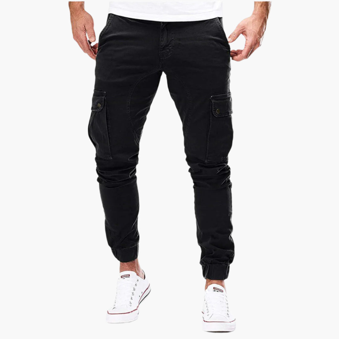 Tomáš – Meeste Cargo Joggingsid – Moodne Streetwear Vabaaja Püksid Taskutega ja Elastse Vööga, Väljas ja Igapäevaseks Kasutamiseks