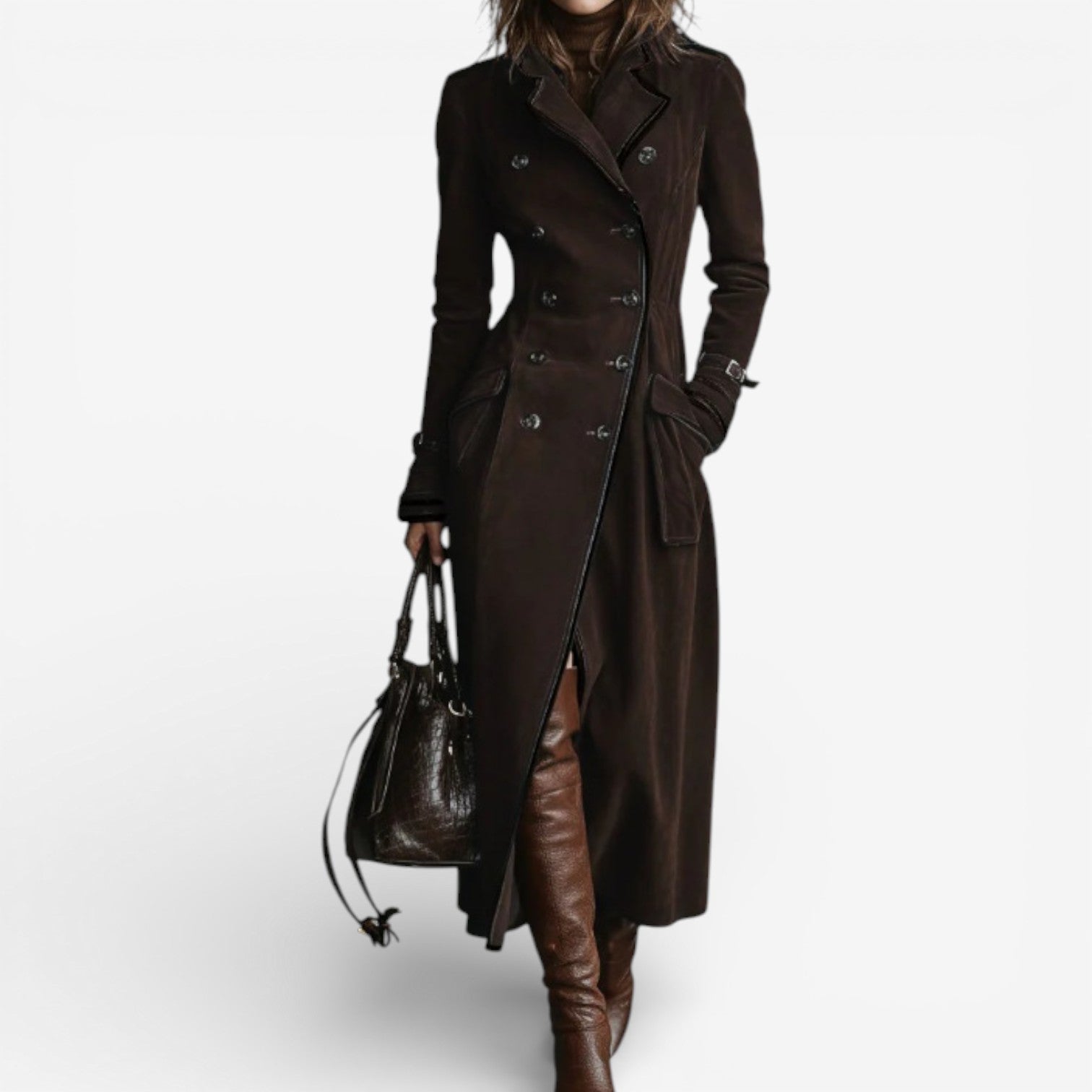 Hanička - Sametist trench coat