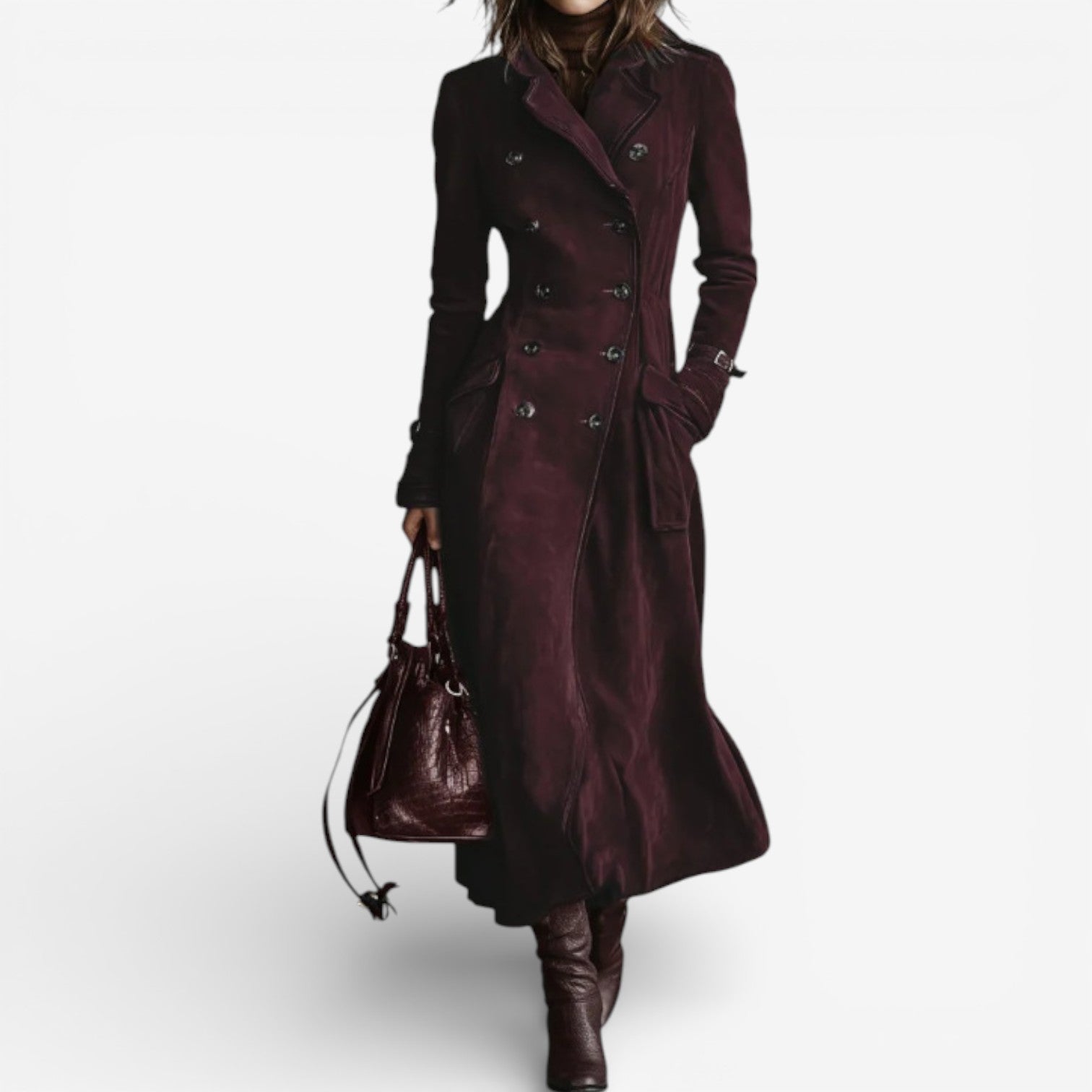 Hanička - Sametist trench coat