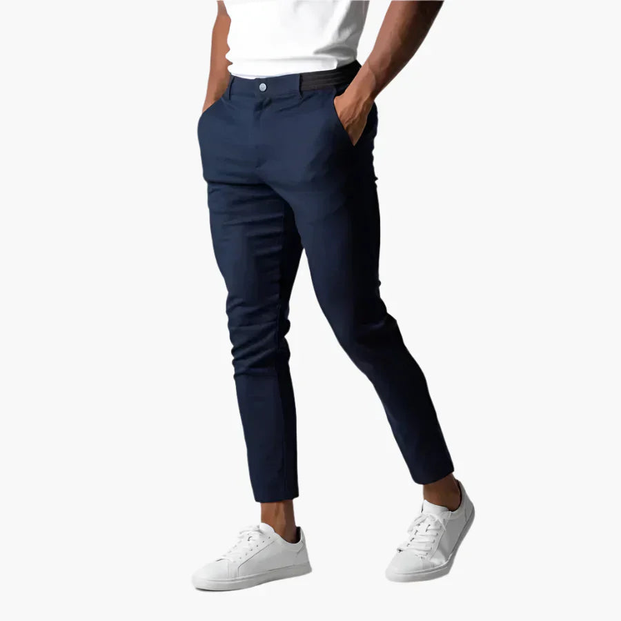 Tomáš – Meeste Slim-Fit Chino Püksid – Elegantne Töö- ja Vabaaja Püksid Moodsa Kujundusega